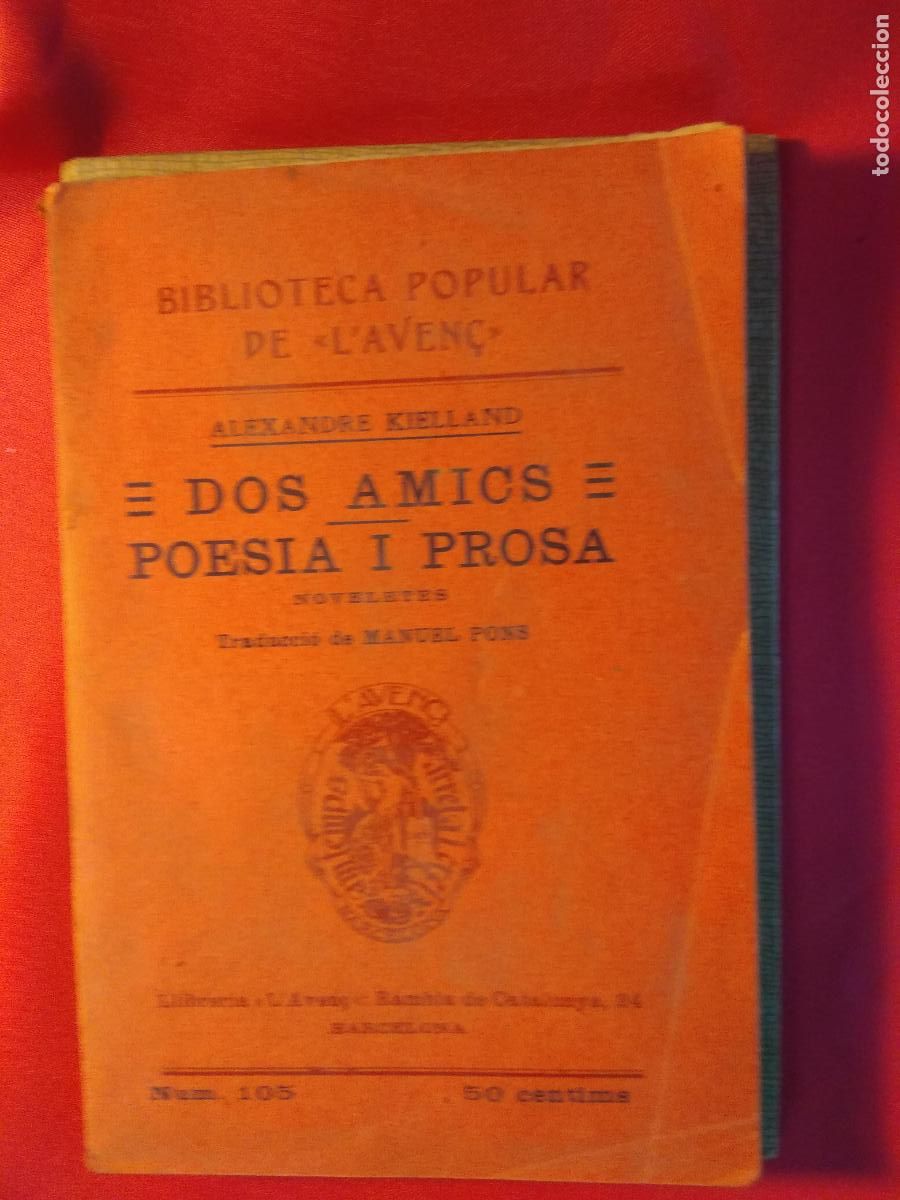 Libros: Dos amics. Alexandre Kielland N.3980 - Foto 1
