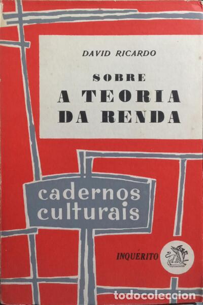 Libros: RICARDO. (David) - S&Ocirc;BRE A TEORIA DO VALOR. [2 VOLS.] - Foto 3