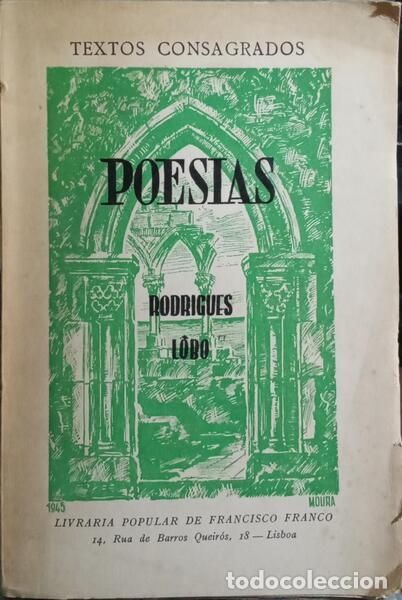 Libros: LOBO. (Rodrigues) - POESIA. - Foto 1