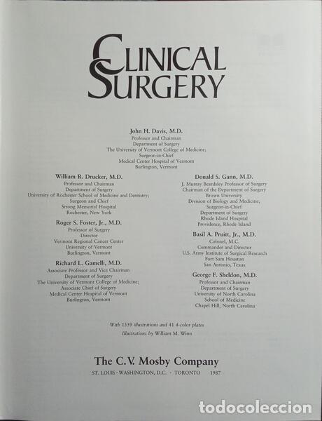 Libros: DAVIS. (John H.) - CLINICAL SURGERY. [2 VOLS.] - Foto 2