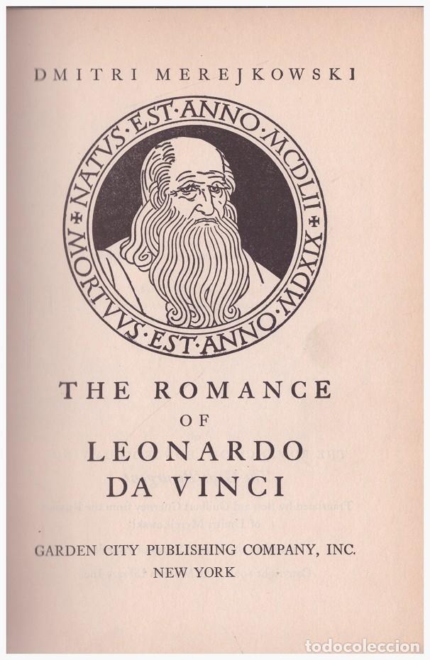 Libros: THE ROMANCE OF LEONARDO DA VINCI - Foto 1