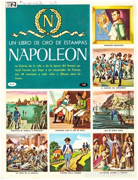 Libros: NAPOLE&Oacute;N - UN LIBRO DE ORO DE ESTAMPAS. &Aacute;LBUM COMPLETO - Foto 1