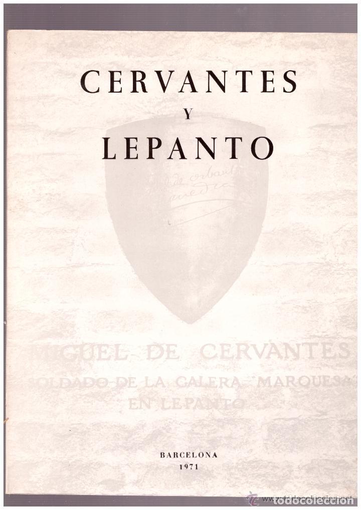 Libros: CERVANTES Y LEPANTO - Foto 1