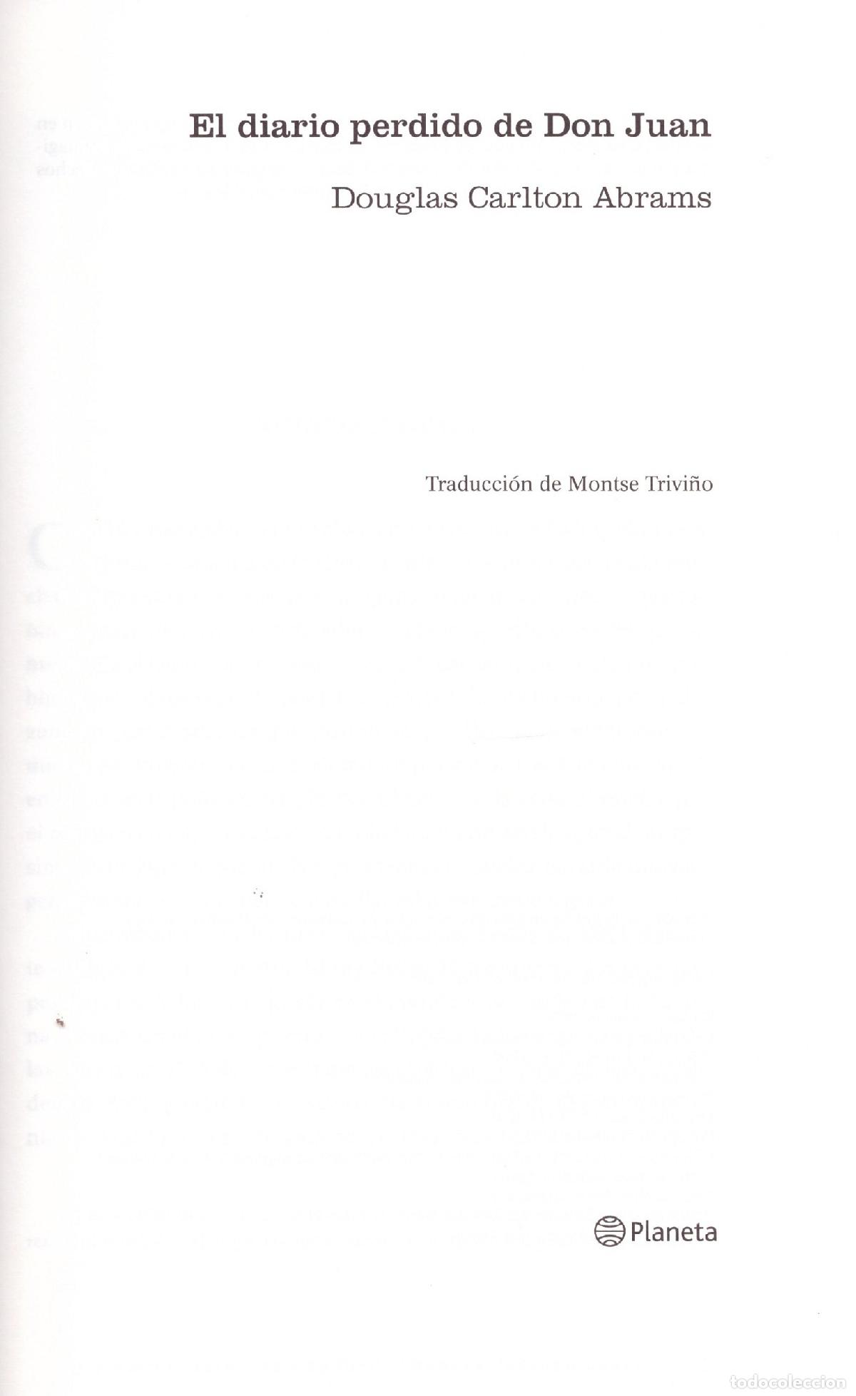Libros: EL DIARIO PERDIDO DE DON JUAN - Foto 1