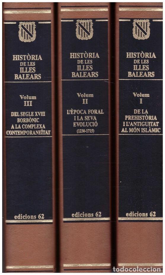 Libros: HISTORIA DE LES ILLES BALEARS 3 VOLUMENES - Foto 1