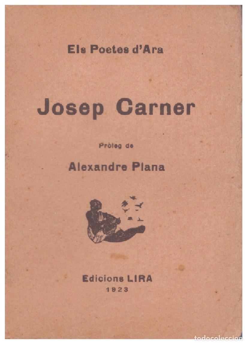 Libros: JOSEP CARNER - Foto 1