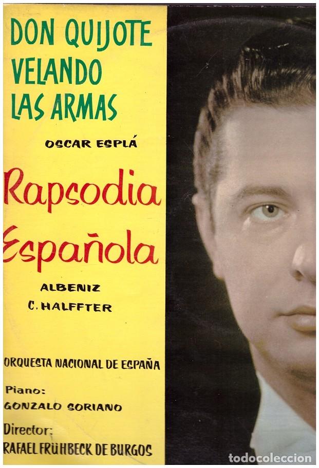 Libros: DON QUIJOTE VELANDO LAS ARMAS, RAPSODIA ESPA&Ntilde;OLA (Vinilo)