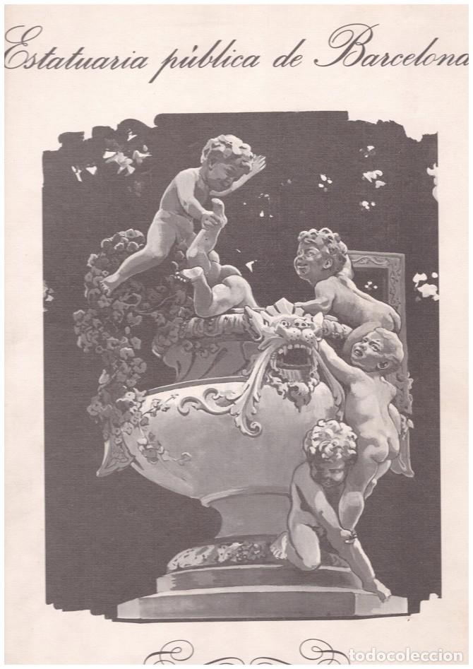 Libros: ESTATUARIA PUBLICA DE BARCELONA, 1 - Foto 1