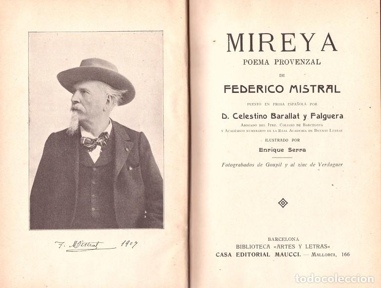 Libros: MIREYA. POEMA PROVENZAL - Foto 1