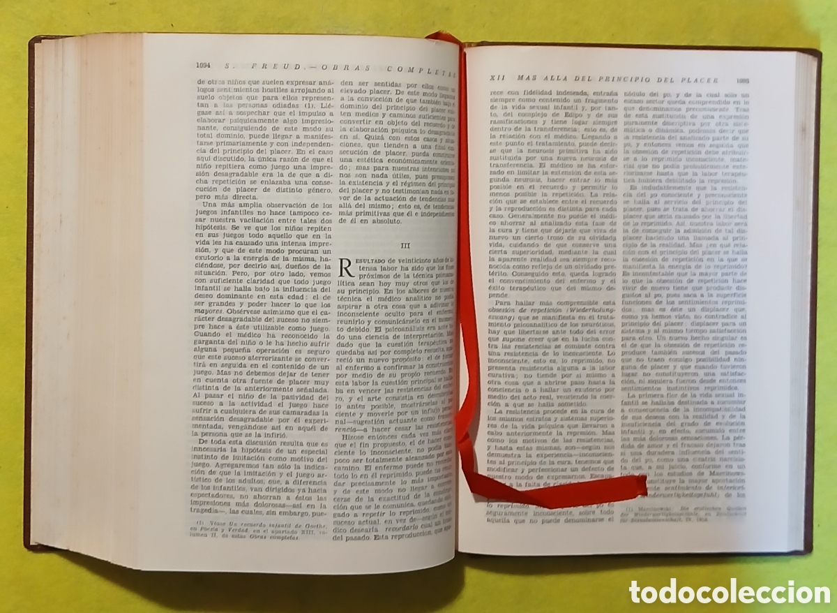 Libros: Sigmund Freud, obras completas 1948 - Foto 3