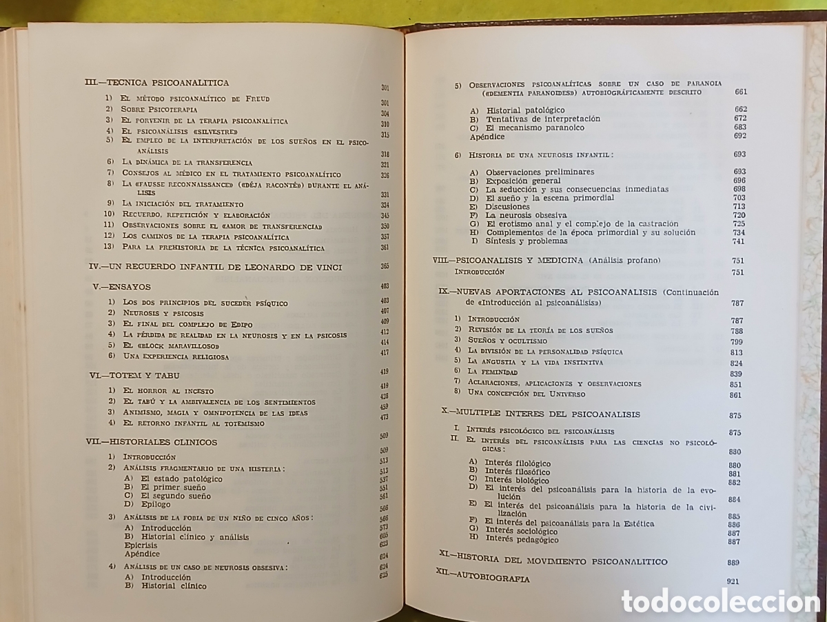 Libros: Sigmund Freud, obras completas 1948 - Foto 10