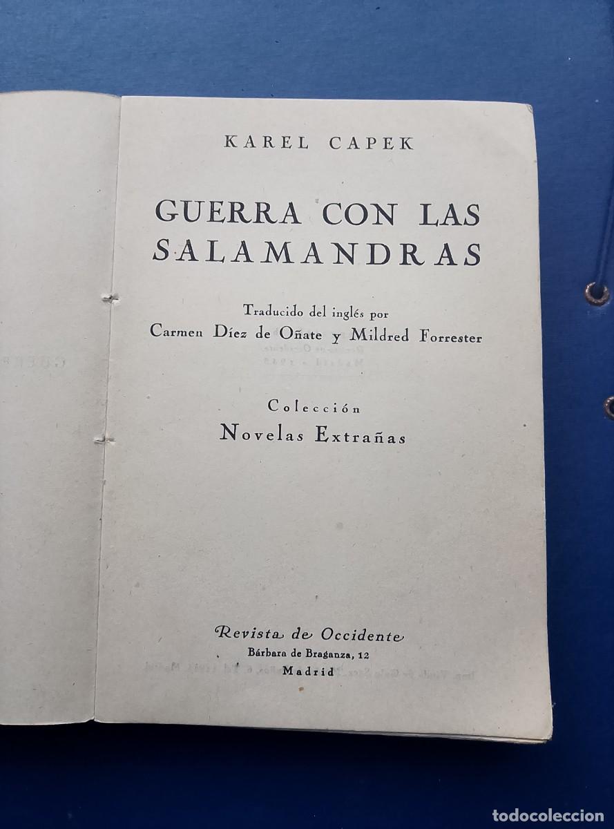 Libros: GUERRA CON LAS SALAMANDRAS - Karel čapek - Foto 2