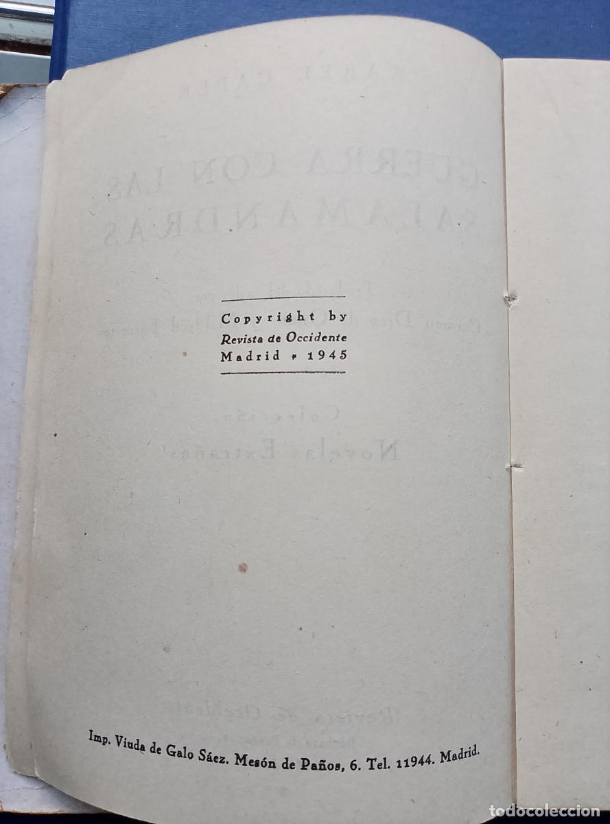 Libros: GUERRA CON LAS SALAMANDRAS - Karel čapek - Foto 3