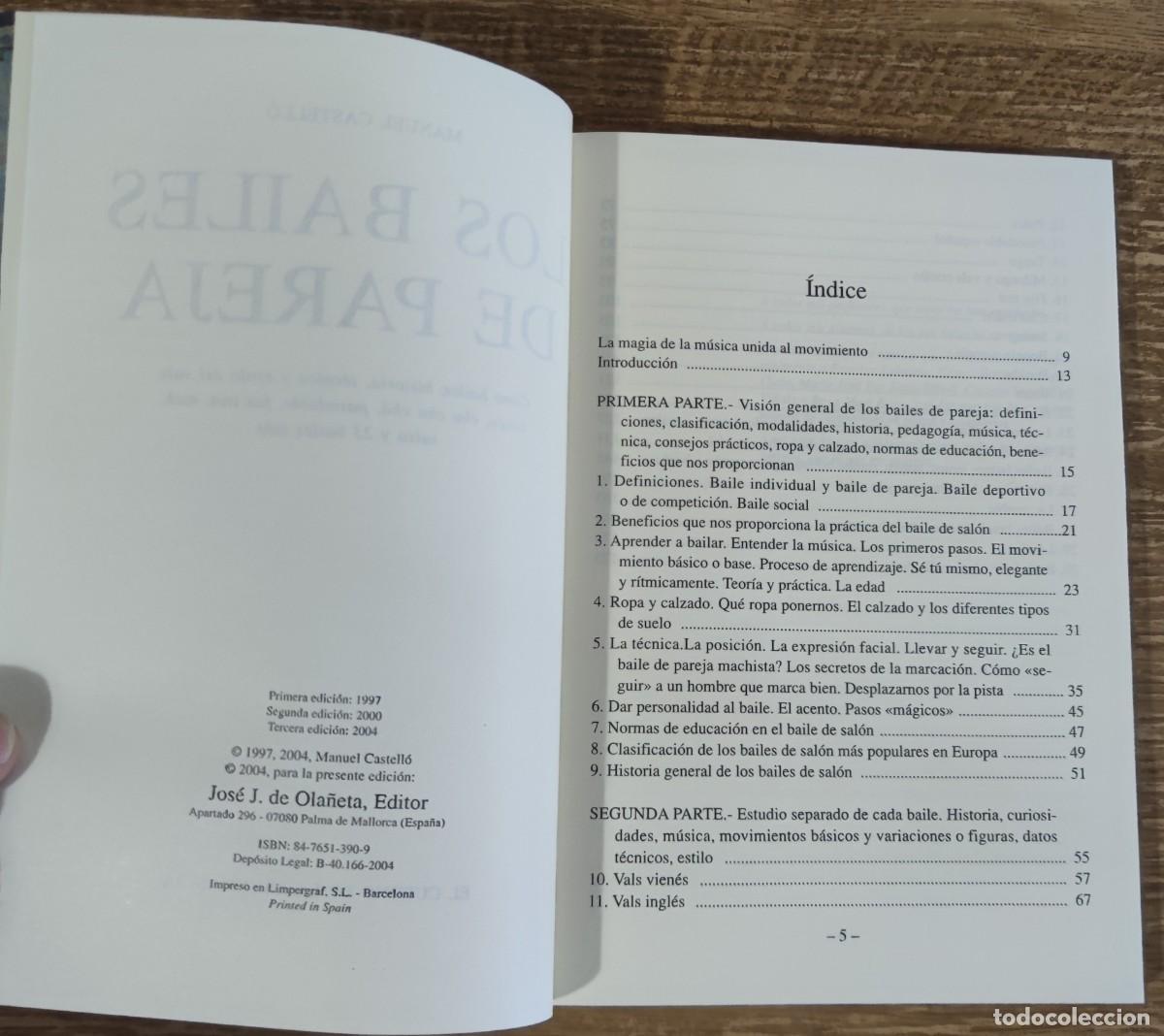 Libros: Libro - Los bailes de pareja (2004) Manuel Castell&oacute; - Foto 2