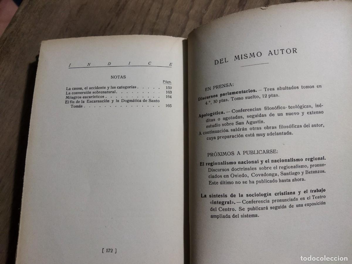 Libros: FILOSOF&Iacute;A DE LA EUCARIST&Iacute;A - VAZQUEZ DE MELLA, JUAN - Foto 6