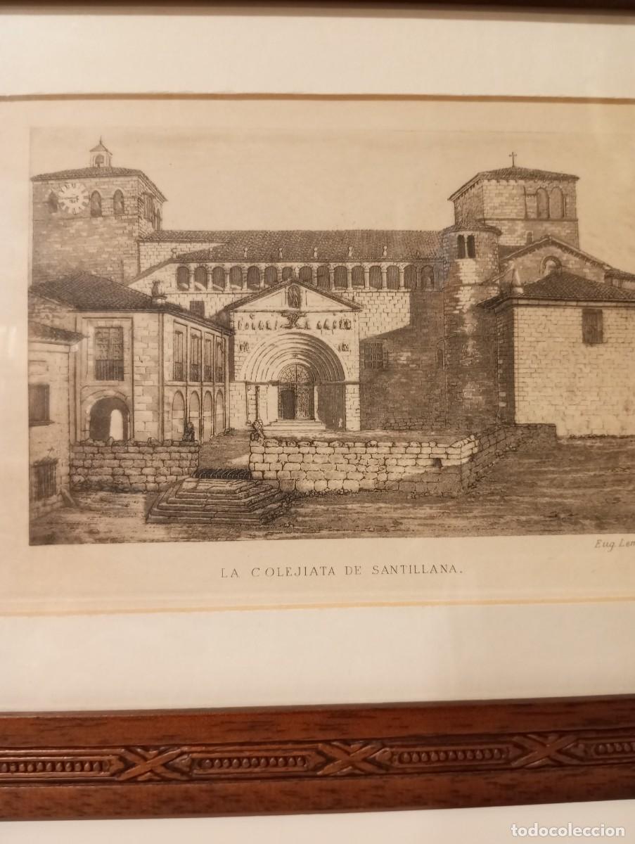 Libros: LA COLEGIATA DE SANTILLANA DEL MAR (Cuadro) - Lemus, Eug. - Foto 2