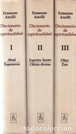 Libros: ANCILLI, Ermanno (dir.).- - Diccionario de espiritualidad. - Foto 1
