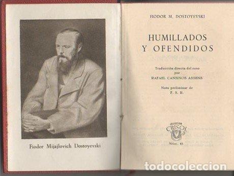 Libros: Humillados Y Ofendidos - Foto 1