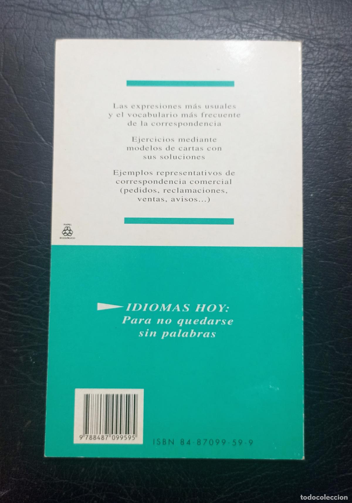 Libros: ESCRIBIR CARTAS - ALEM&Aacute;N - SERIE IDIOMAS HOY 1994 - Foto 2