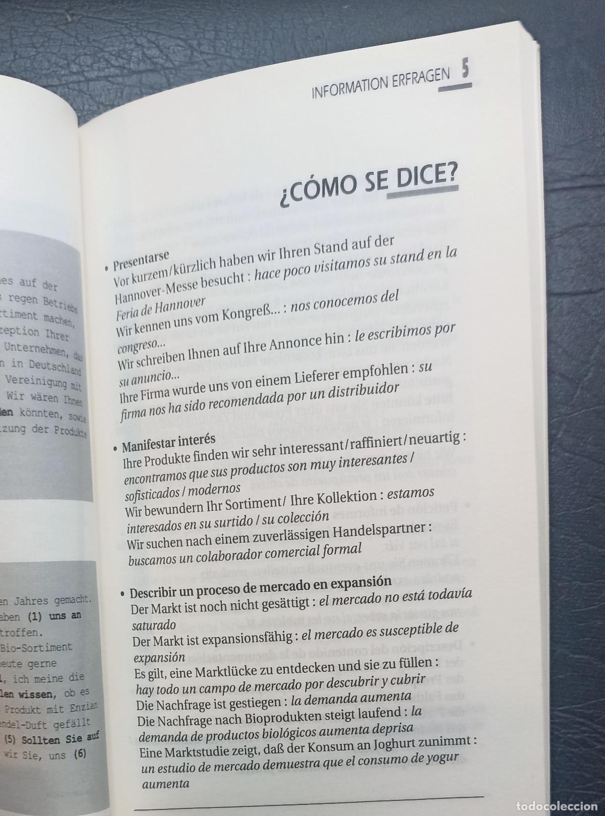 Libros: ESCRIBIR CARTAS - ALEM&Aacute;N - SERIE IDIOMAS HOY 1994 - Foto 3