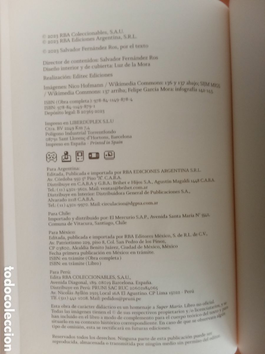 Libros: Supermario. Videojuegos legendarios. Editorial rba - Foto 4
