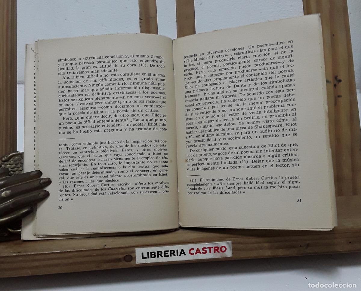 Libros: Cuatro Cuartetos - Thomas Stearns Eliot. - Foto 2