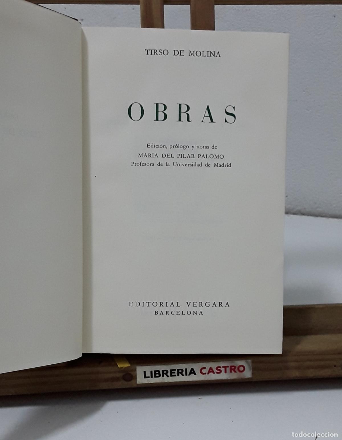 Libros: Obras, Tirso de Molina - Tirso de Molina. - Foto 1