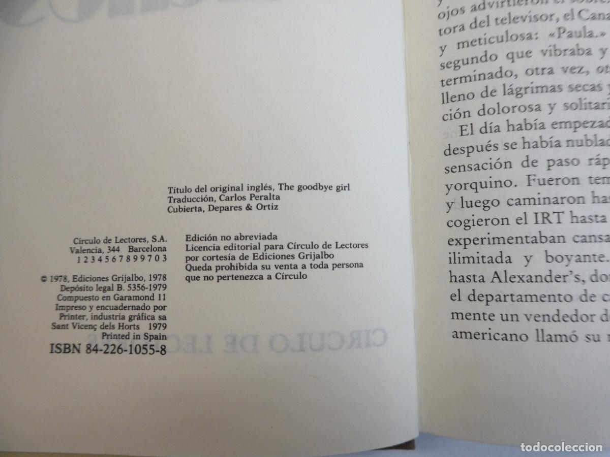 Libros: La chica del adi&oacute;s - Neil Simon & Robert Crossbach - Foto 2