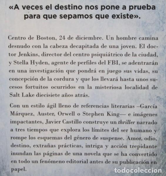 Libros: Libro El dia que se perdi&oacute; la cordura. Javier Castillo. Suma - Foto 2