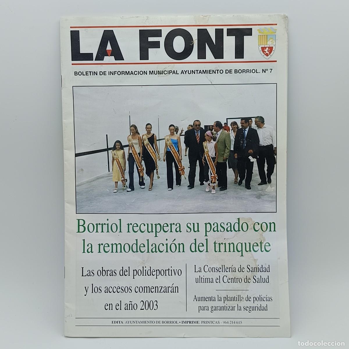 books: BOLETIN DE INFORMACION MUNICIPAL, BORRIOL CASTELLON -LA FONT- A&Ntilde;O 2003