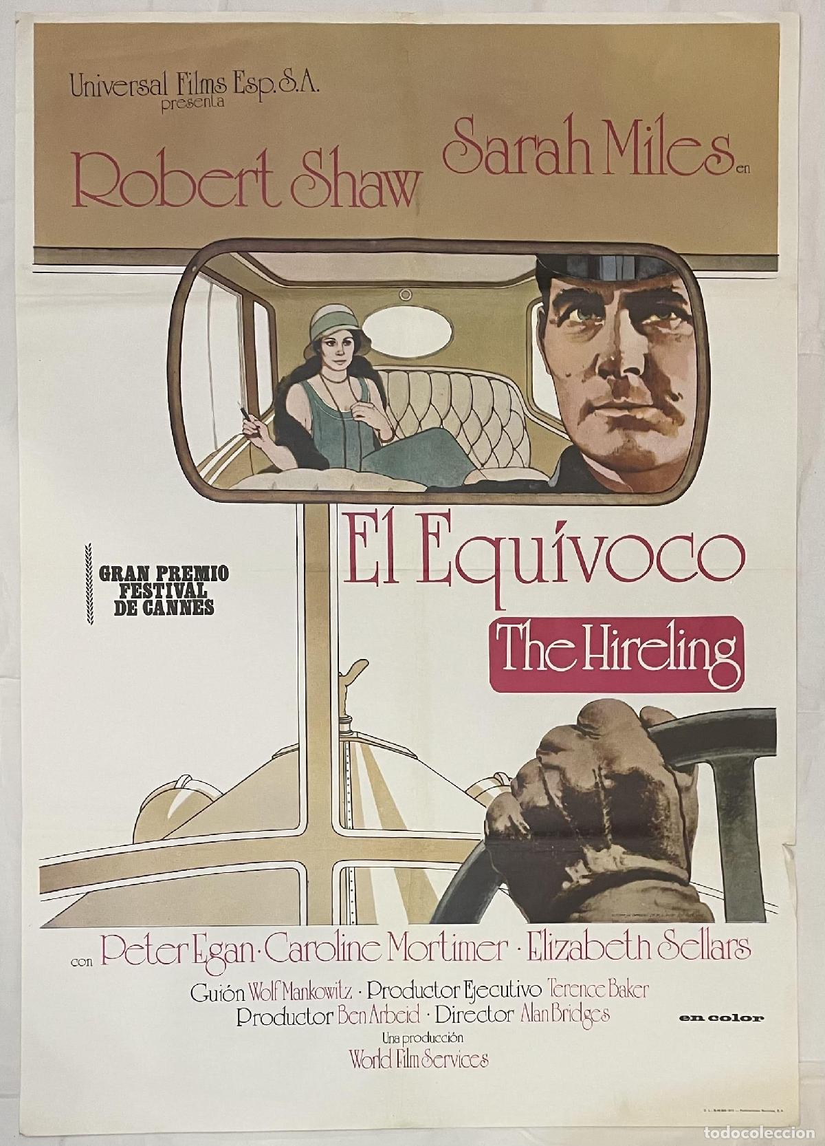 Libros: El Equivoco, Cartel original publicado en el a&ntilde;o 1973. - Foto 1