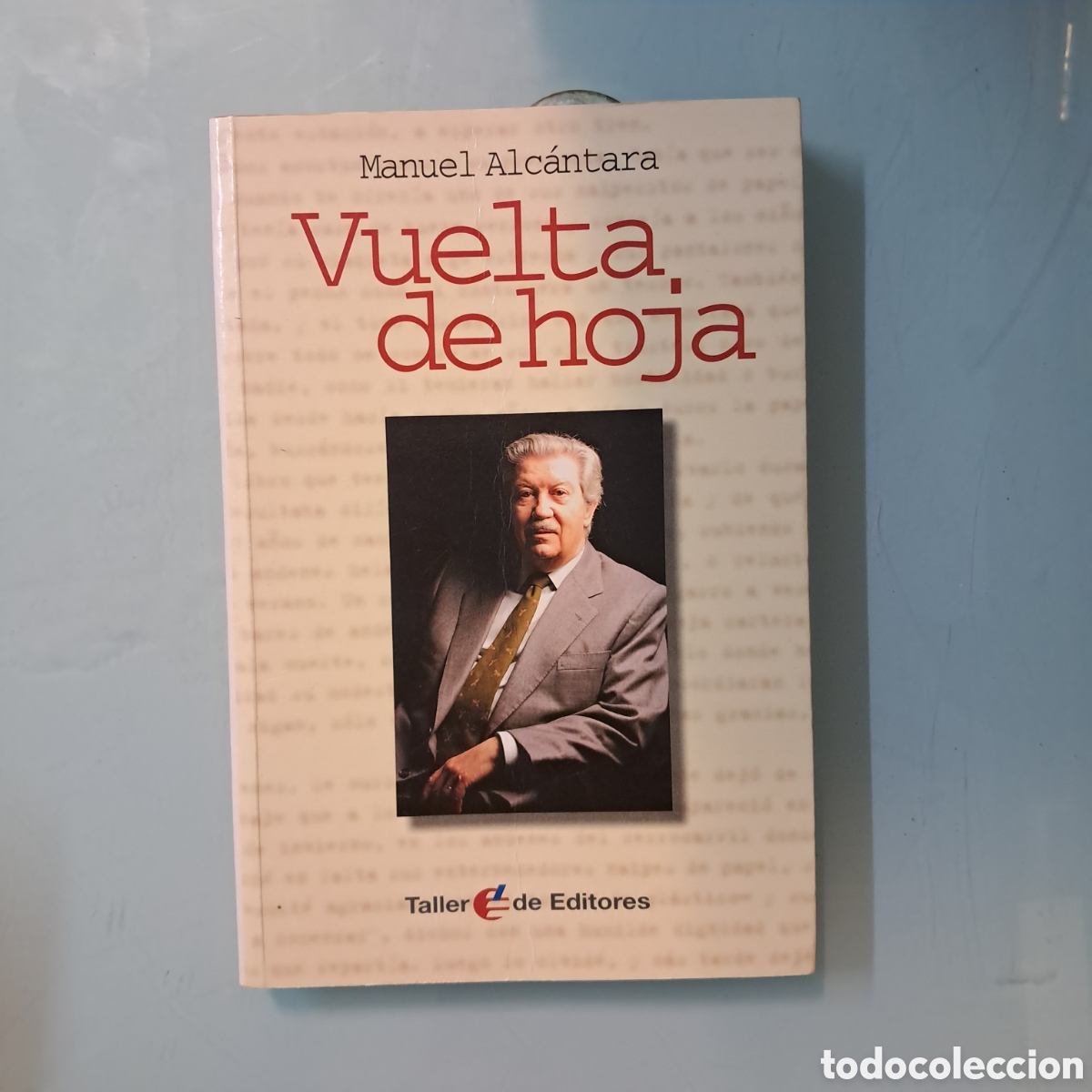 Libros: MANUEL ALCANTARA, Vuelta de hoja - Foto 1