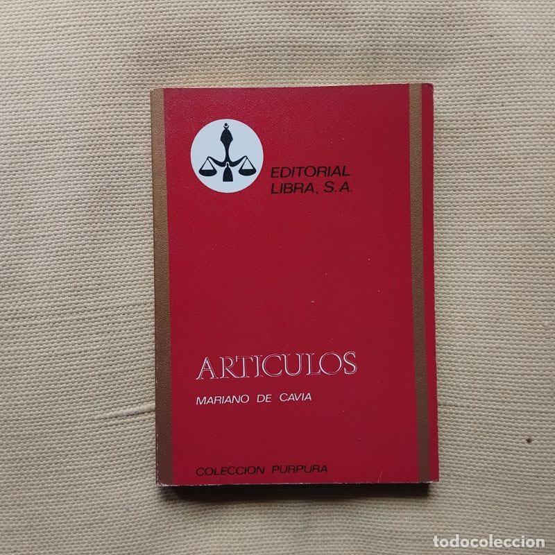 Libros: Art&iacute;culos - Mariano de Cavia - Foto 1