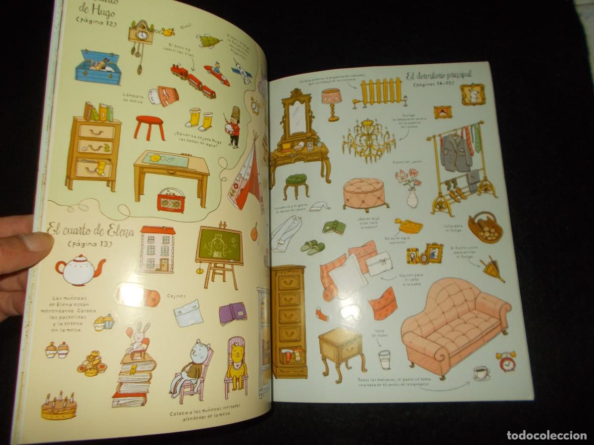 Libros: LIBRO DE PEGATINAS LA CASA DE MU&Ntilde;ECAS. Ina Hattenhauer. Usborne 2012 - Foto 5
