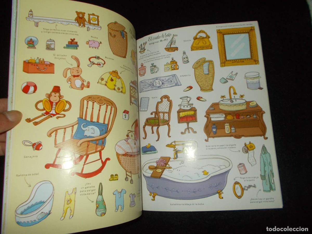 Libros: LIBRO DE PEGATINAS LA CASA DE MU&Ntilde;ECAS. Ina Hattenhauer. Usborne 2012 - Foto 6