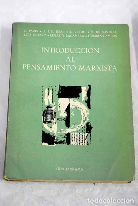 Libros: Introducci&oacute;n al pensamiento marxista