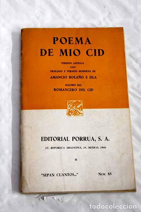 Libros: Poema de M&iacute;o Cid: : Porrua. - Foto 1