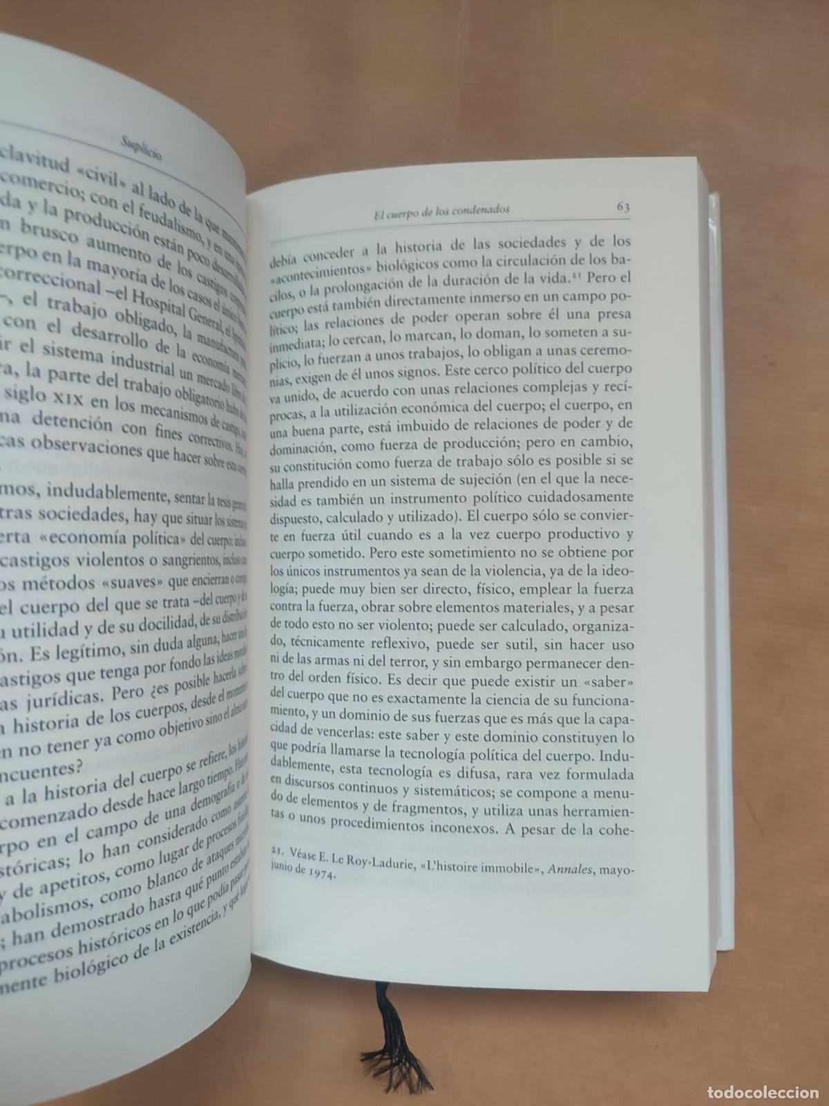 Libros: Vigilar y castigar. - Michel Foucault. - Foto 3