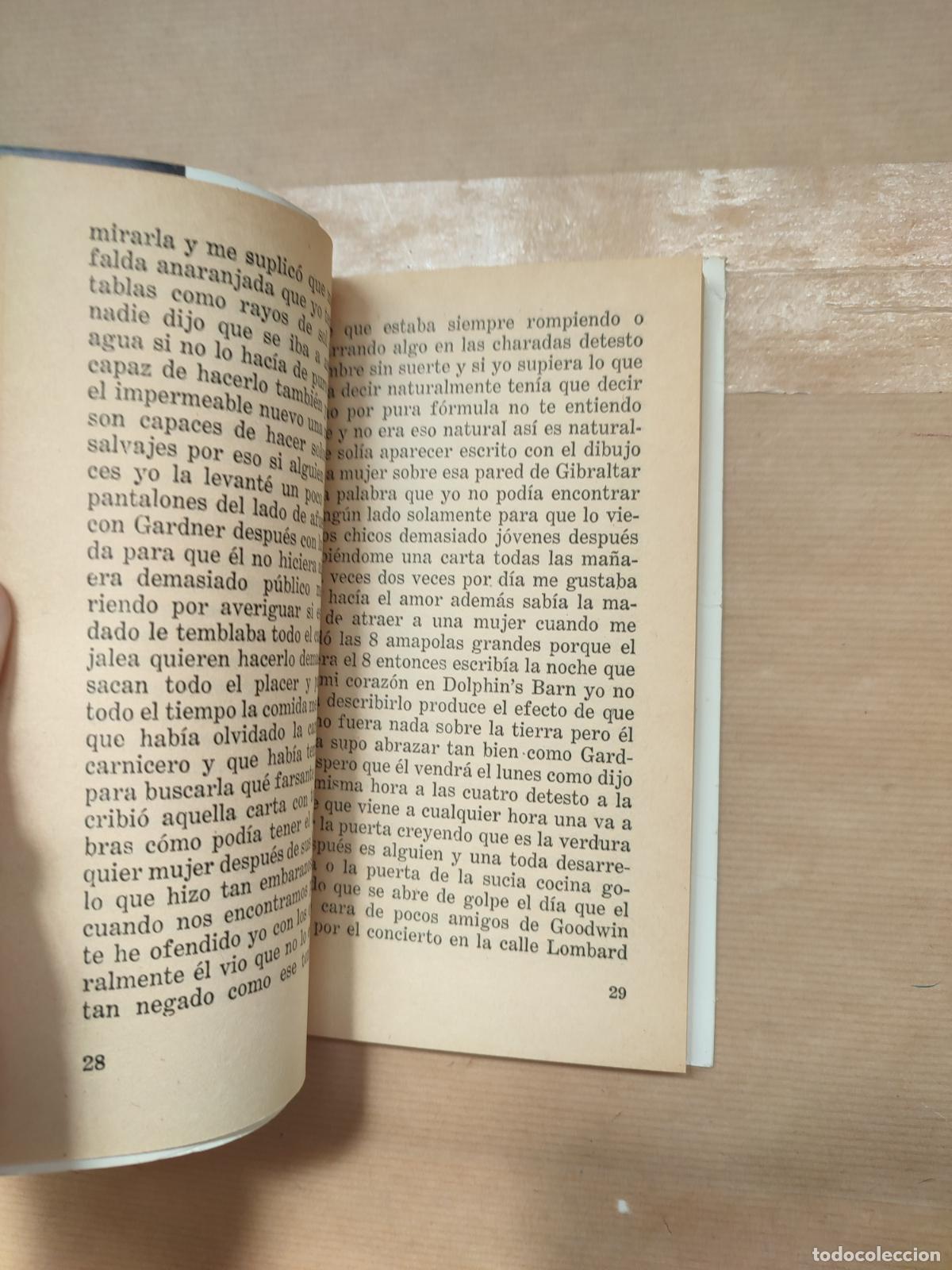 Libros: MON&Oacute;LOGO DE MOLLY BLOOM. - &rdquo;JOYCE, James.&rdquo; - Foto 3