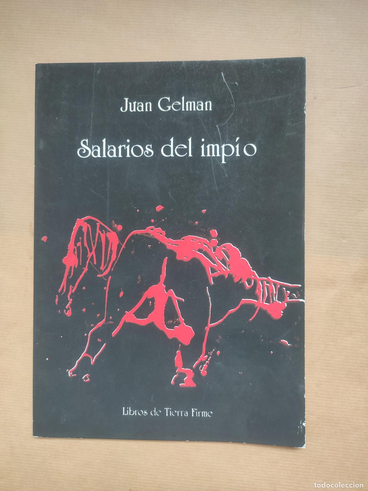 Libros: Salarios del impio. - Juan Gelman. - Foto 1