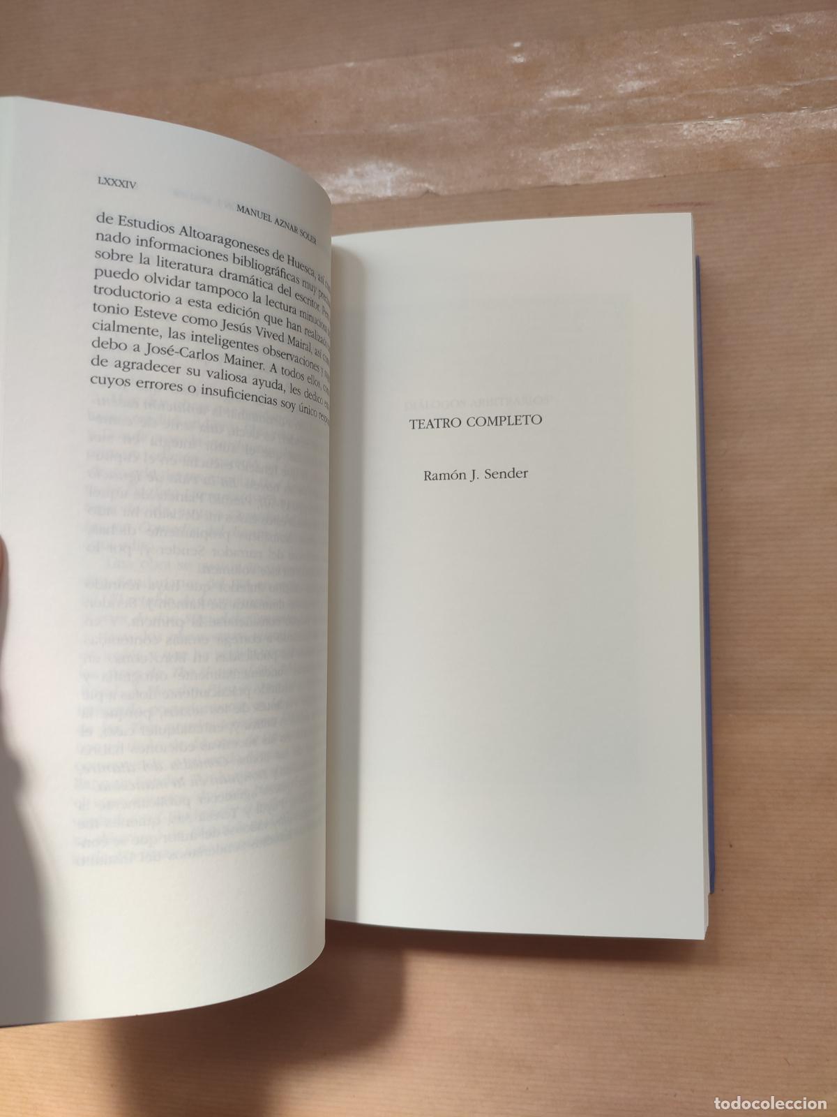 Libros: Teatro completo - &rdquo;Sender, Ram&oacute;n J.&rdquo; - Foto 4