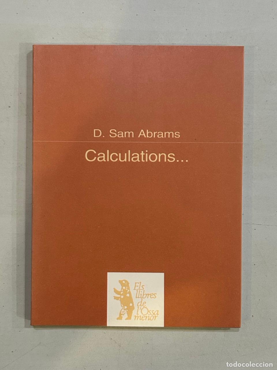 Libros: D. Sam Abrams - Calculations... - Foto 1
