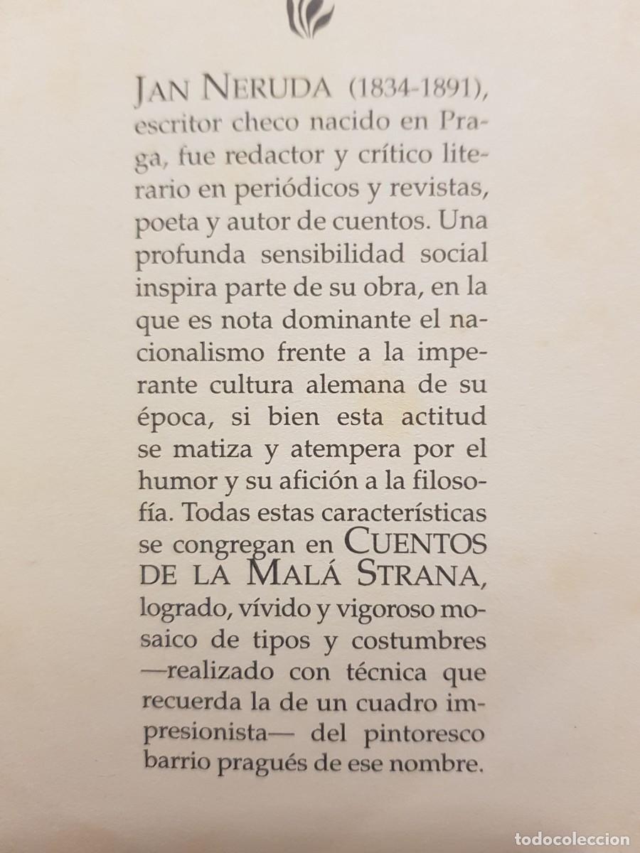 Libros: JAN NERUDA - CUENTOS DE LA MAL&Aacute; STRANA ED. ESPASA CALPE - A&Ntilde;O 2000 - Foto 4