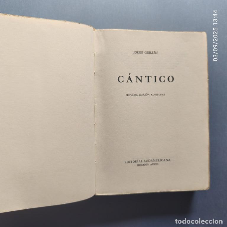 Libros: C&aacute;ntico. - Guill&eacute;n, Jorge. - Foto 2
