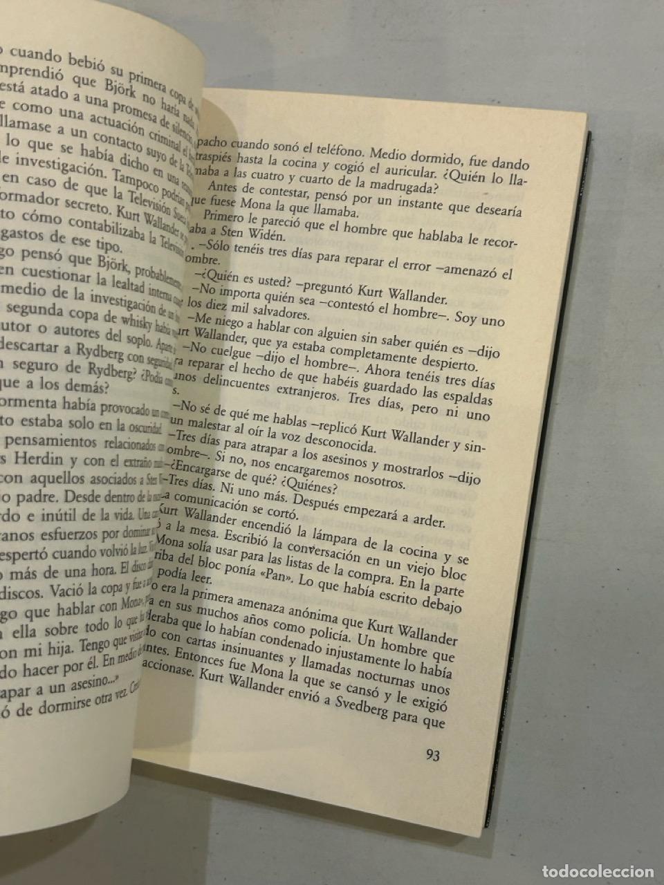 Libros: Henning Mankell - Asesinos sin rostro - Foto 2