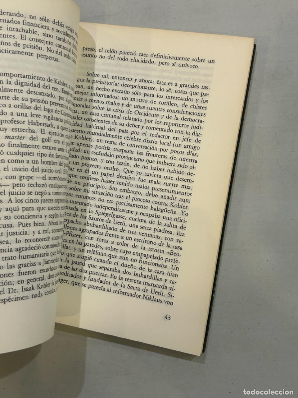 Libros: Friedrich D&uuml;rrenmatt - Justicia - Foto 2
