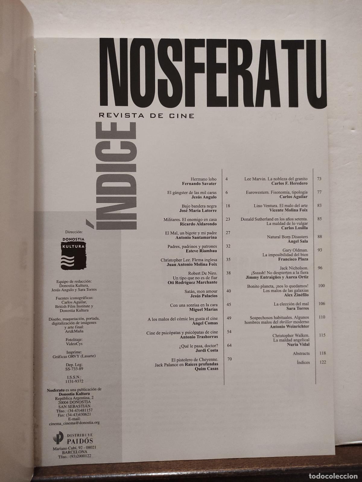 Libros: NOSFERATU - REVISTA DE CINE - Foto 4