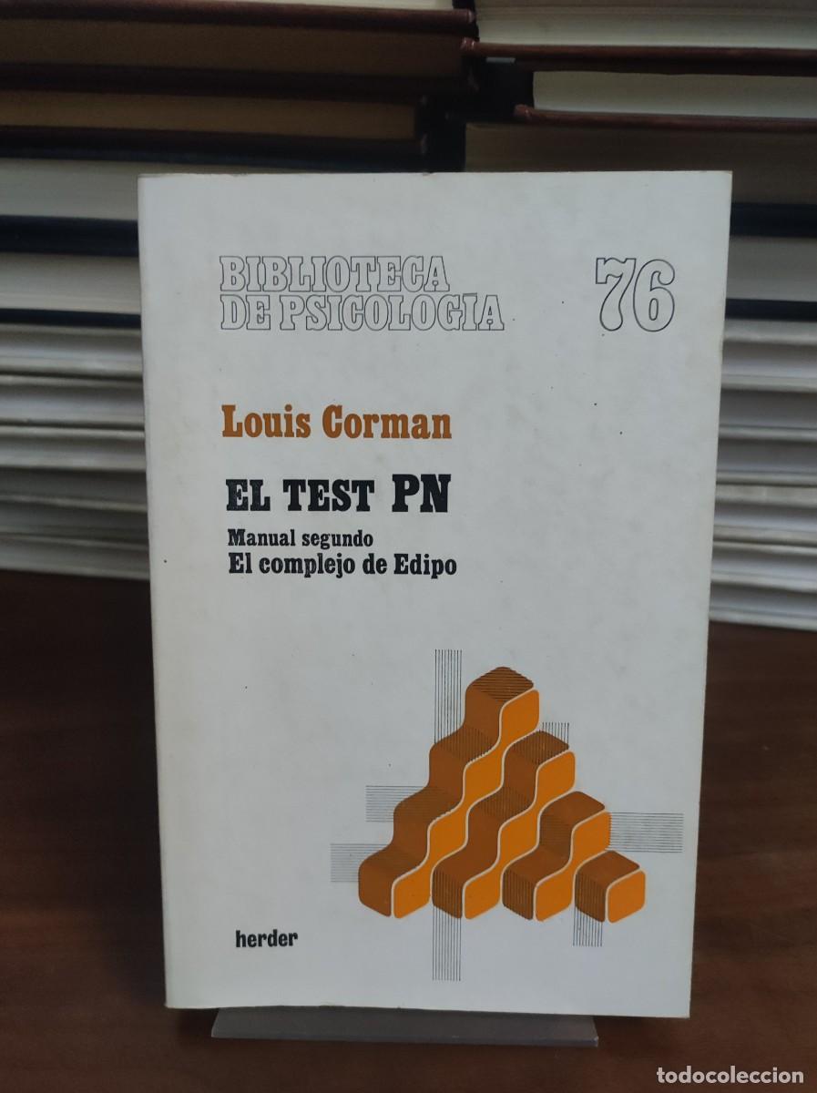Libros: El test PN: manual segundo el complejo de Edipo.- Corman, Louis - Foto 1