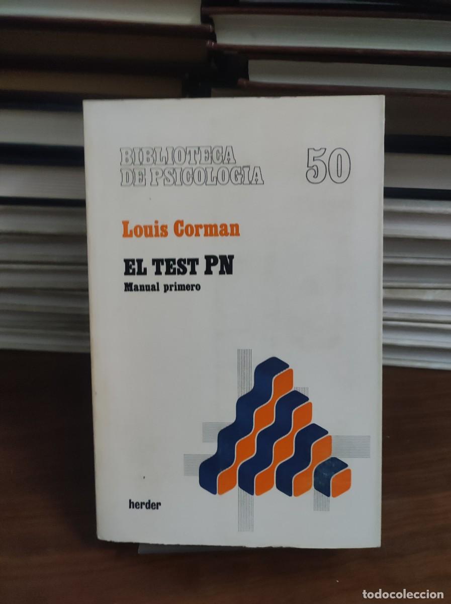 Libros: EL TEST PN / LOUIS CORMAN - Foto 1