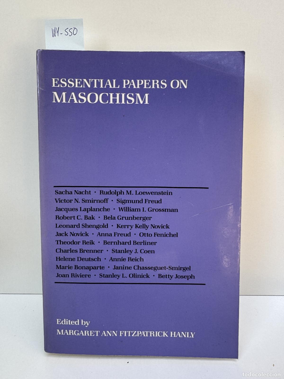 B&uuml;cher: V.V. A.A. - Essential Papers om Masochims.